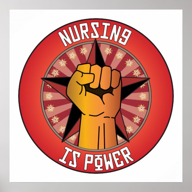 Pôster Nursing Is Power (Frente)
