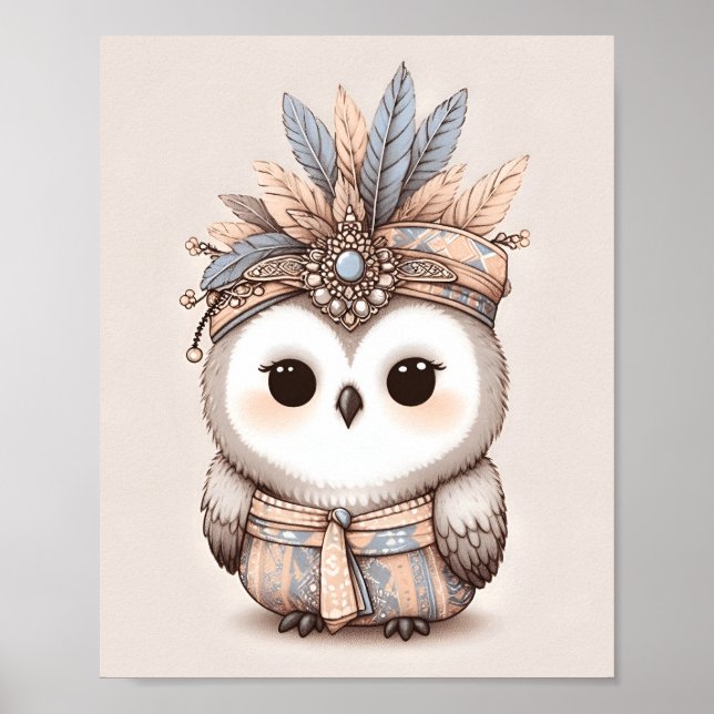 Poster Nusantara, Arte de Enfermeiro/Animais Bebês Herdad (Frente)