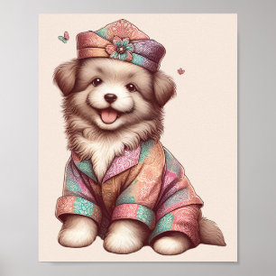 Poster Nusantara, Arte de Enfermeiro/Heritage Baby Animal