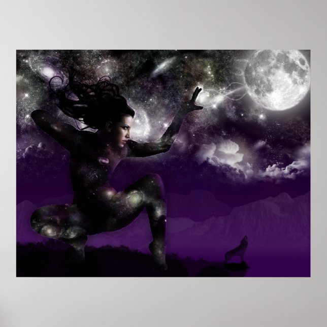 Poster Nut - Deusa da Noite (Frente)