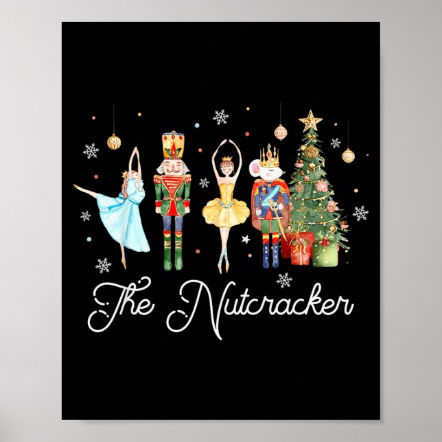 Poster Nutcracker Christmas Xmas Family Matching Pajamas  (Frente)