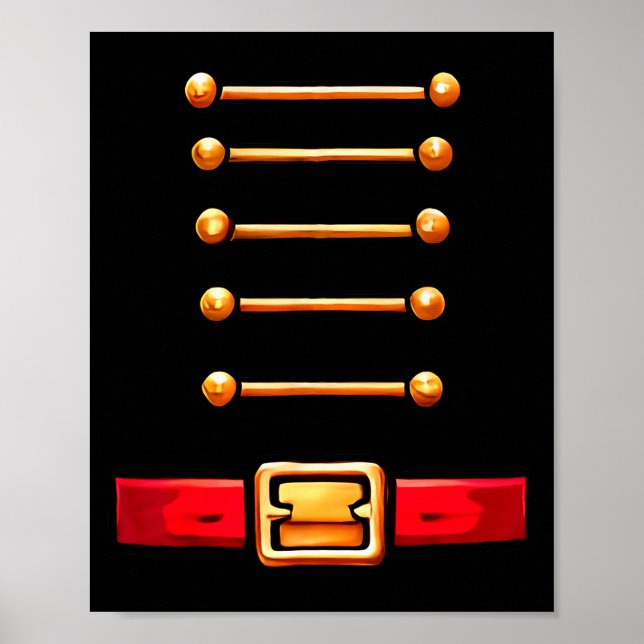 Poster Nutcracker Costume Matching Toy Solider Women Kids (Frente)