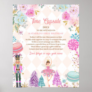Poster Nutcracker Land of Sweets Birthday Time Capule