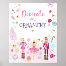 Nutcracker Land of Sweets Decoram Um Ornamento