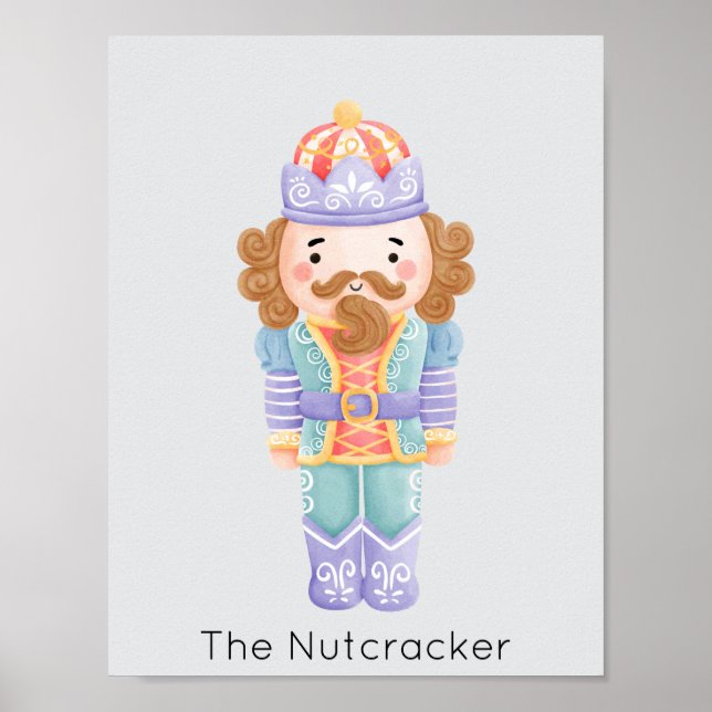 Poster Nutcracker Pastel Natal (Frente)