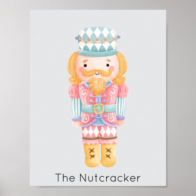 Poster Nutcracker Pastel Natal (Frente)