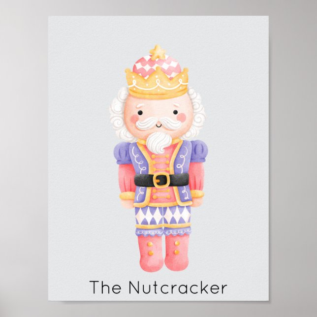 Poster Nutcracker Pastel Natal (Frente)