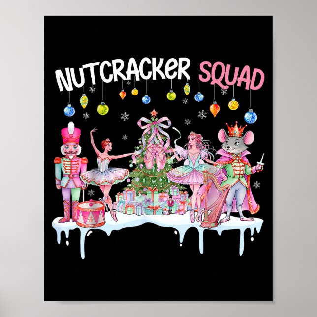 Poster Nutcracker Squad Christmas Nk Ballet Sugar Plum Fa (Frente)