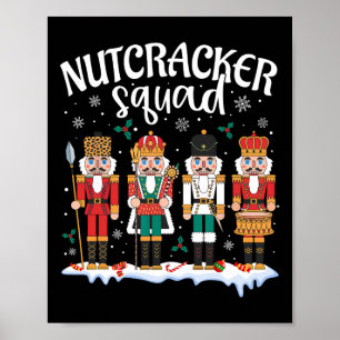 Poster Nutcracker Squad Holiday Christmas Boy Girl Women