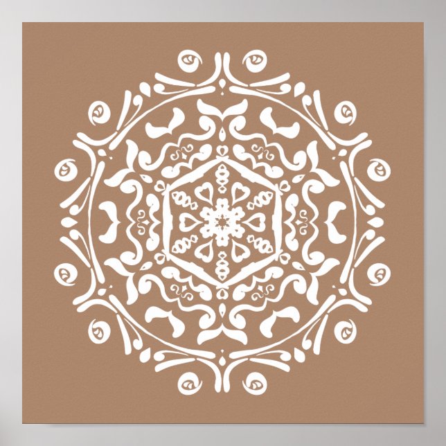 Pôster Nutmeg Mandala (Frente)
