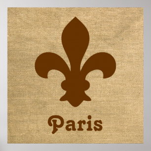 Poster Nutmeg Parisiense Moods Fleur de Lys
