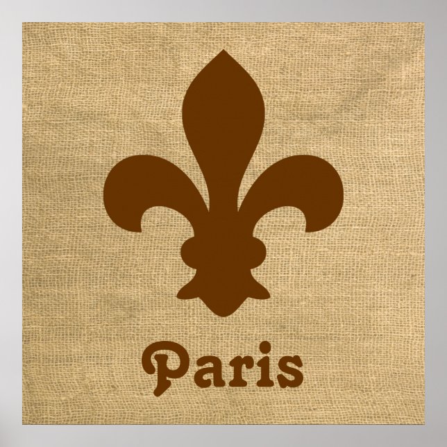 Poster Nutmeg Parisiense Moods Fleur de Lys (Frente)