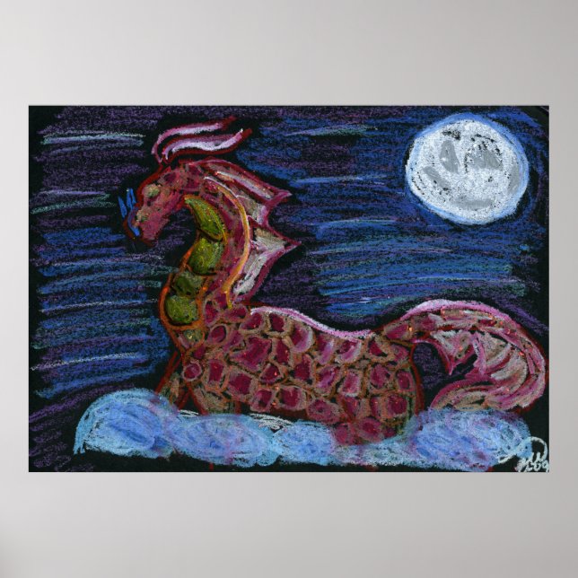 Pôster Nuvem de dragão (Frente)