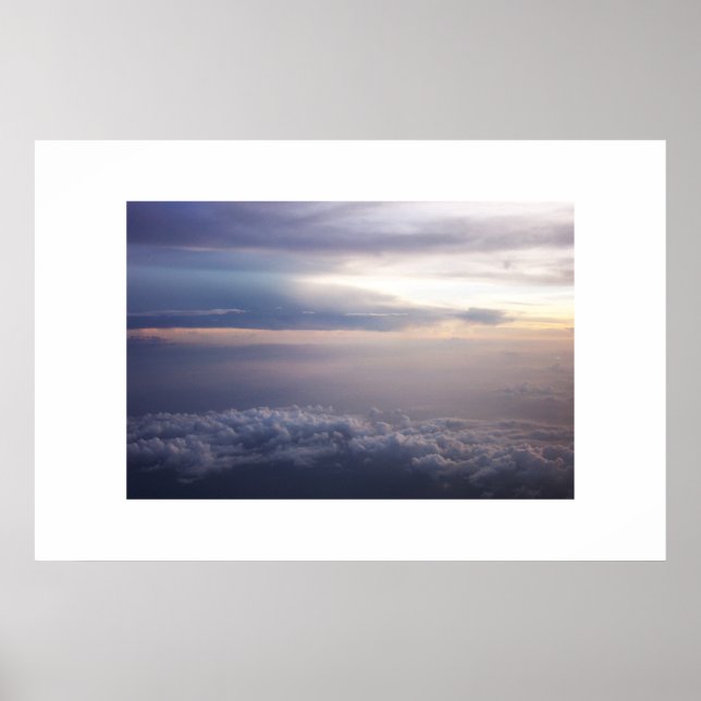 Poster Nuvem e Céu II (Frente)