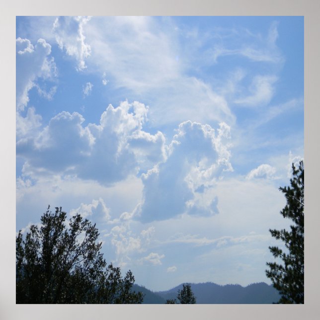 Poster Nuvens... (Frente)