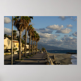 Poster Nuvens Acima Do Mar