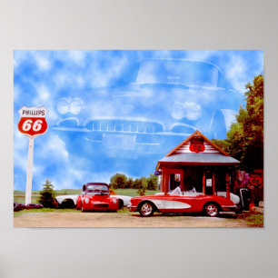 Pôster Nuvens de Corvette