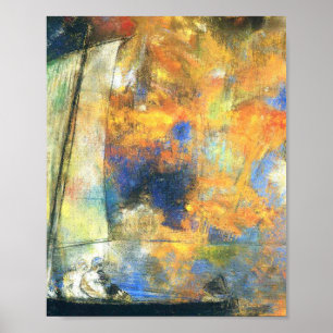 Poster Nuvens De Flor 1903 Por Odilon Redon