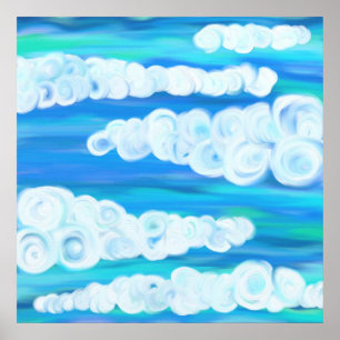 Pôster Nuvens de Swirly