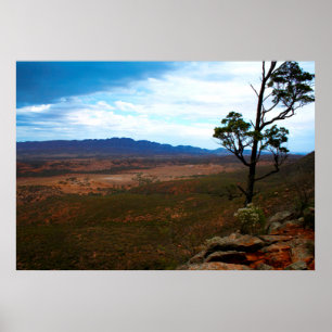 Poster Nuvens de tempestade no interior australiano