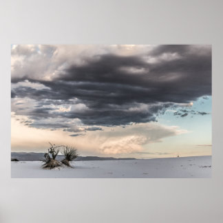 Poster Nuvens de Tempestade Sobre Areia Branca