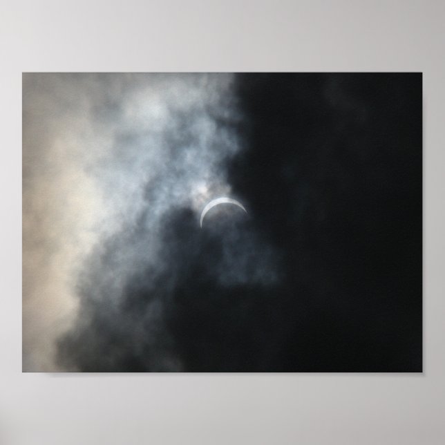 Pôster Nuvens de Tempestade Spooky Eclipse 2017 (Frente)