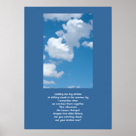 Poster Nuvens e céu