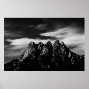Poster Nuvens e montanhas