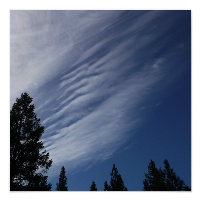 Pôster Nuvens Espirituosas... (Frente)