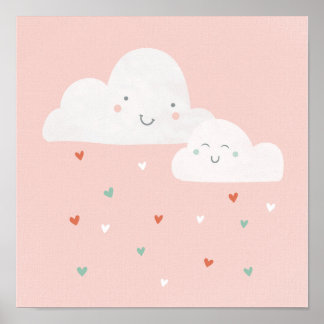 Poster Nuvens Felizes