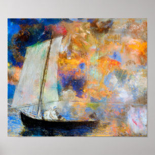 Poster Nuvens Flores, Redon