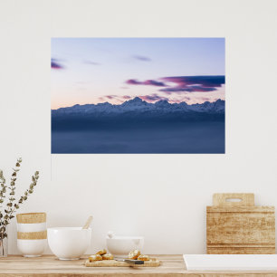 Poster Nuvens negras sobre a montanha Triglav, Eslovênia