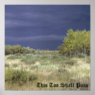 Poster Nuvens Passam Por