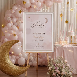 Poster Nuvens Pequeno pedaço de Chá de fraldas do Céu bem