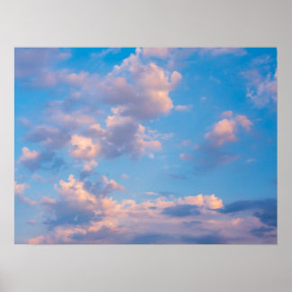 Poster Nuvens rosa - Rimini, Itália