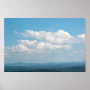 Poster Nuvens Sobre Montanhas