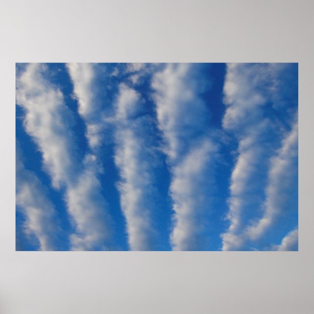 Poster Nuvens Stratocumulus Undulatus (Frente)