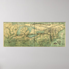 Pôster NY Central e Rio Hudson RR