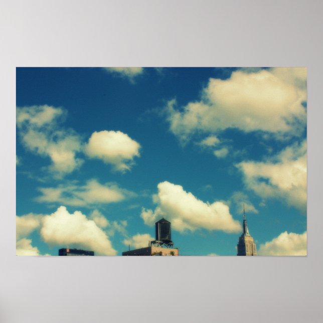 Pôster NY Skyline (Frente)