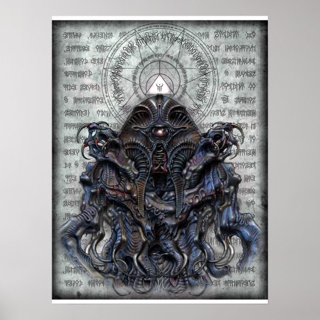 Pôster Nyarlathotep 18 x 24 (Frente)