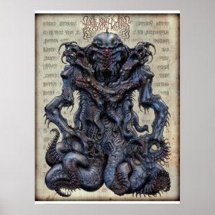 Pôster Nyarlathotep 18x24 Unadorned