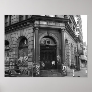 Poster NYC, edifício abandonado em 2003