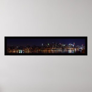 Pôster NYC panorâmico