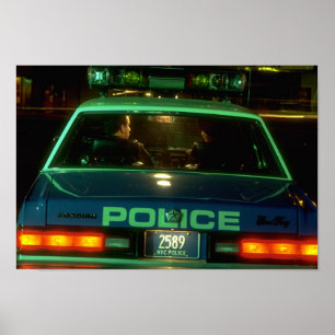 Pôster NYC. Polícia