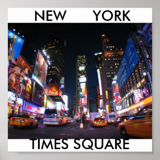 Poster NYC_Times_Square, TIMES SQUARE, NOVA IORQUE
