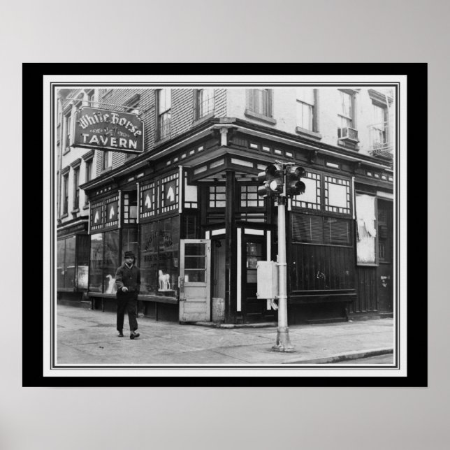 Pôster NYC Vintage B&W 16 x 20 (Frente)