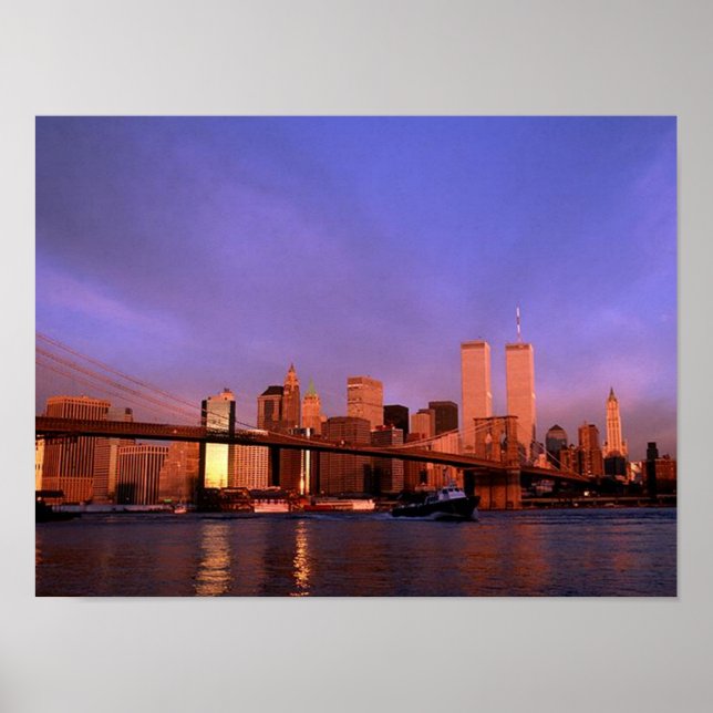 POSTER NYC~ World Trade Center ~ Torres Gêmeas (Frente)
