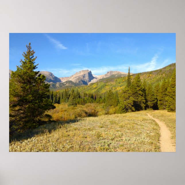 Poster Nymph Lake Trail no início do outono (Frente)