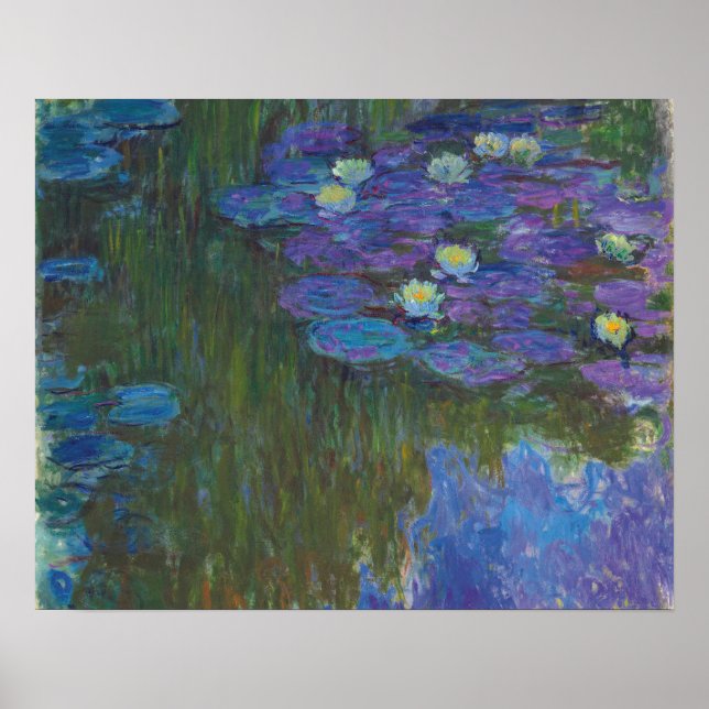 Poster Nymphéas en fleur | 1914-17 (Frente)