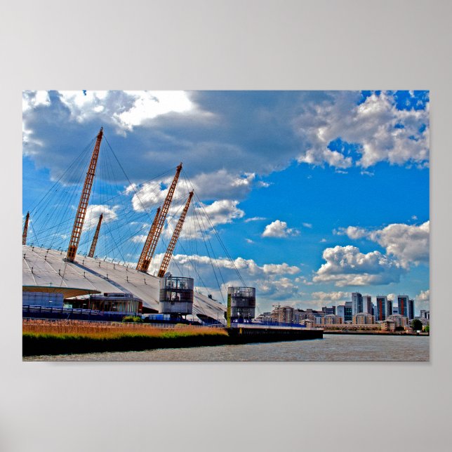 Poster O2 Arena River Thames London Reino Unido (Frente)